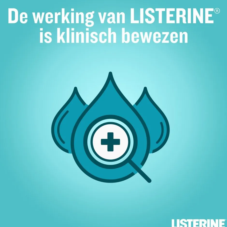 Listerine Cool Mint Mondspoeling< Mondwater En Mondspray