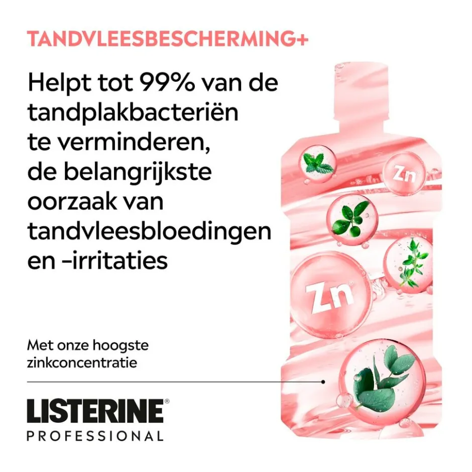 Listerine Professional Tandvleesbescherming+ Mondspoeling< Mondwater En Mondspray