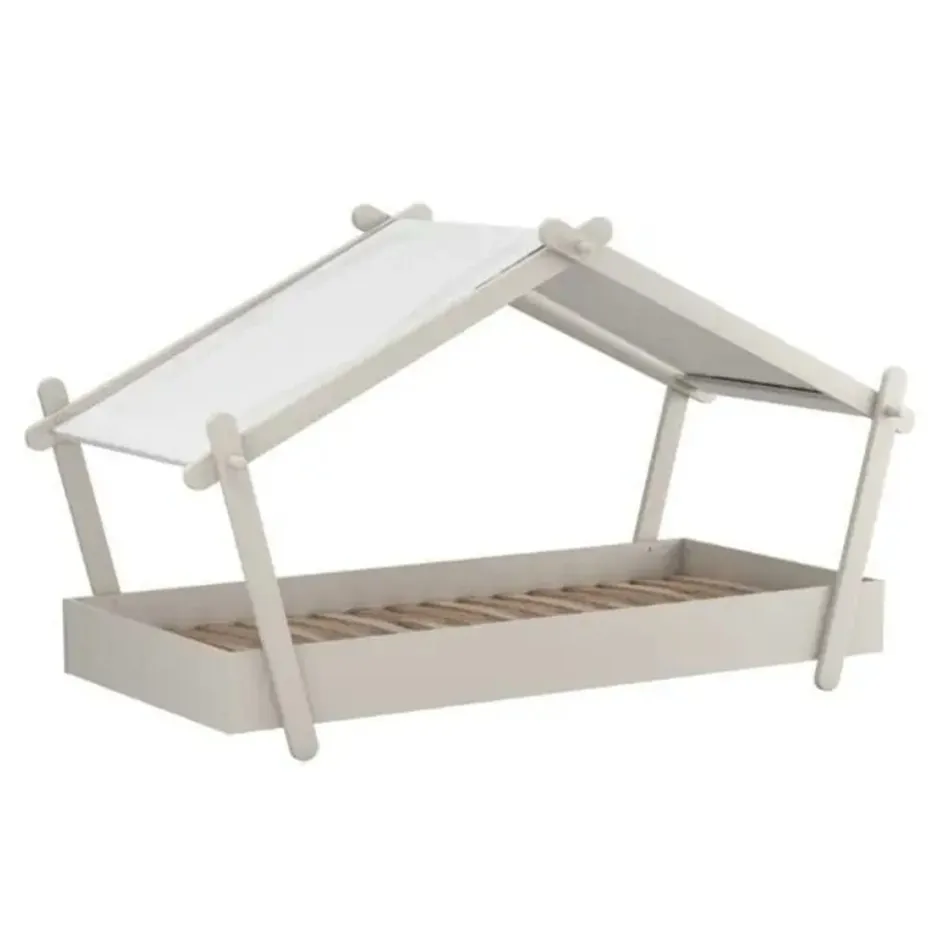 Basic Collectie Lodge Bed 90x200 cm Licht< Peuterbedden