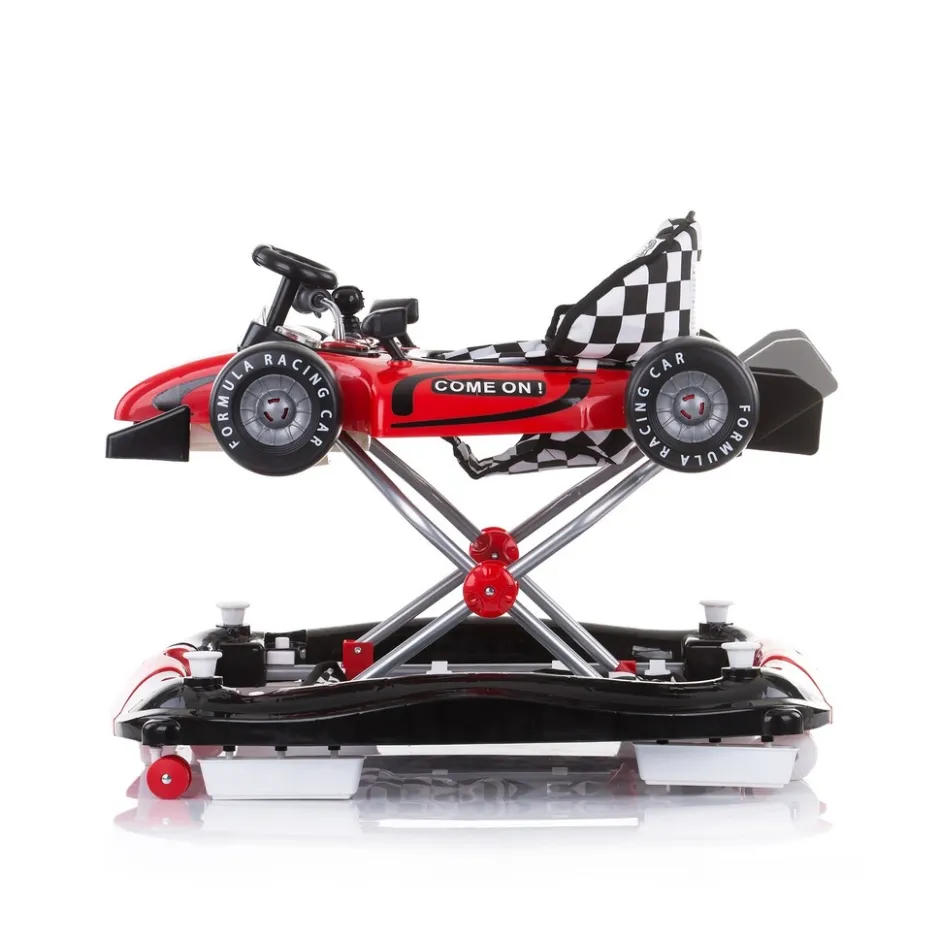 Chipolino Loopstoel 4-In-1 Racer Red< Loopstoelen