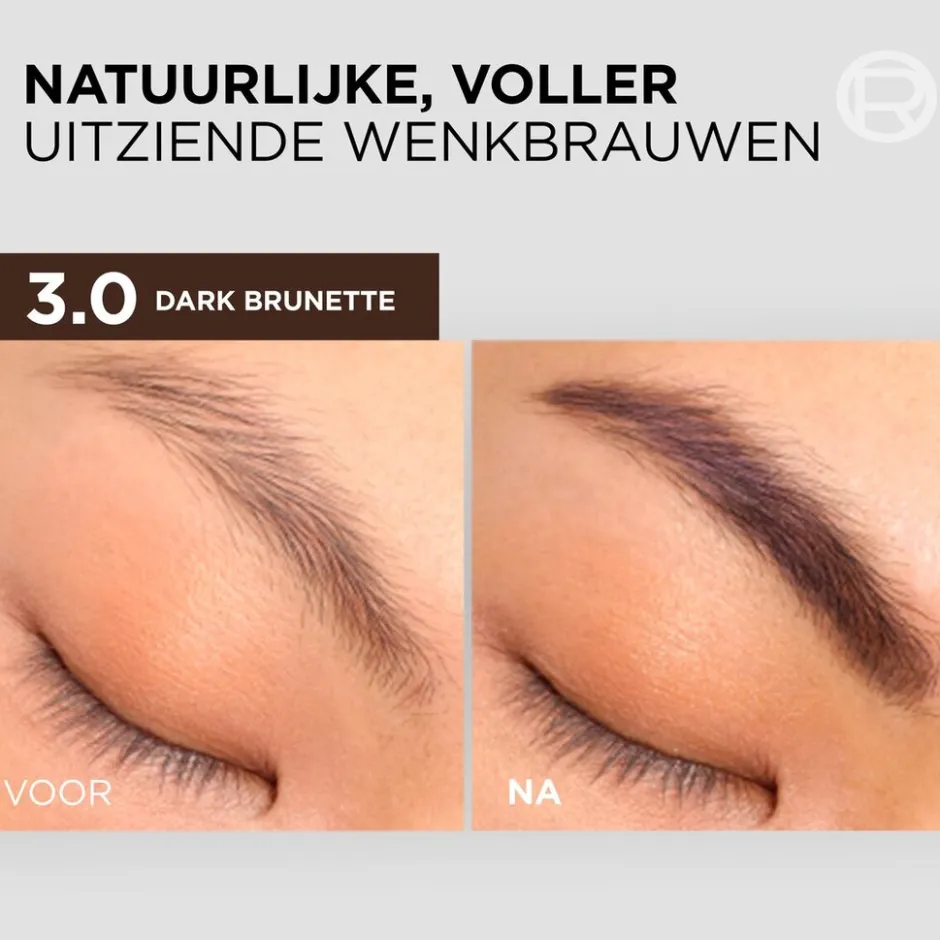 L'Oreal L'Oréal Paris 3.0 Dark Brunette Brow Color Wenkbrauwverf< Wenkbrauw Make-Up