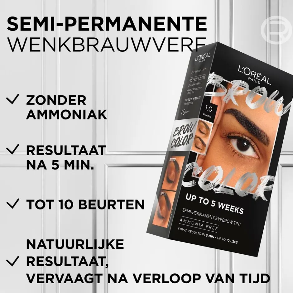 L'Oreal L'Oréal Paris 3.0 Dark Brunette Brow Color Wenkbrauwverf< Wenkbrauw Make-Up