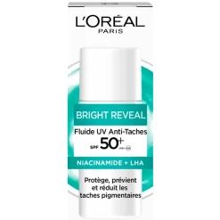 L'Oréal Paris Bright Reveal Dark Spot SPF50+ UV Fluid Moisturizer|L'Oreal Paris Sale