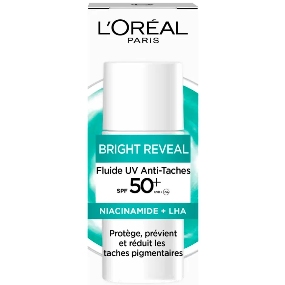 L'Oréal Paris Bright Reveal Dark Spot SPF50+ UV Fluid Moisturizer|L'Oreal Paris Sale