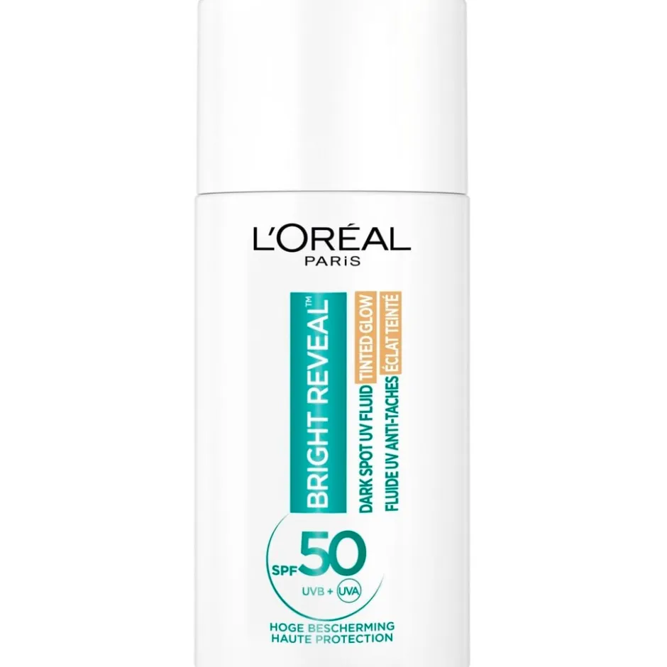 L'Oreal Paris L'Oréal Paris Bright Reveal Dark Spot SPF50+ Tinted Glow UV Fluid< Dagcreme