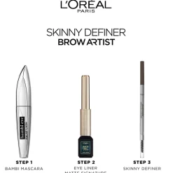 L'Oreal L'Oréal Paris Brow Artist Skinny Definer 105 Brunette Ultradun Wenkbrauwpotlood< Wenkbrauw Make-Up