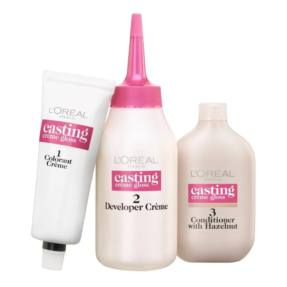 L'Oréal Paris Créme Gloss 600 Donkerblond Semi-Permanente Haarkleuring|Casting New