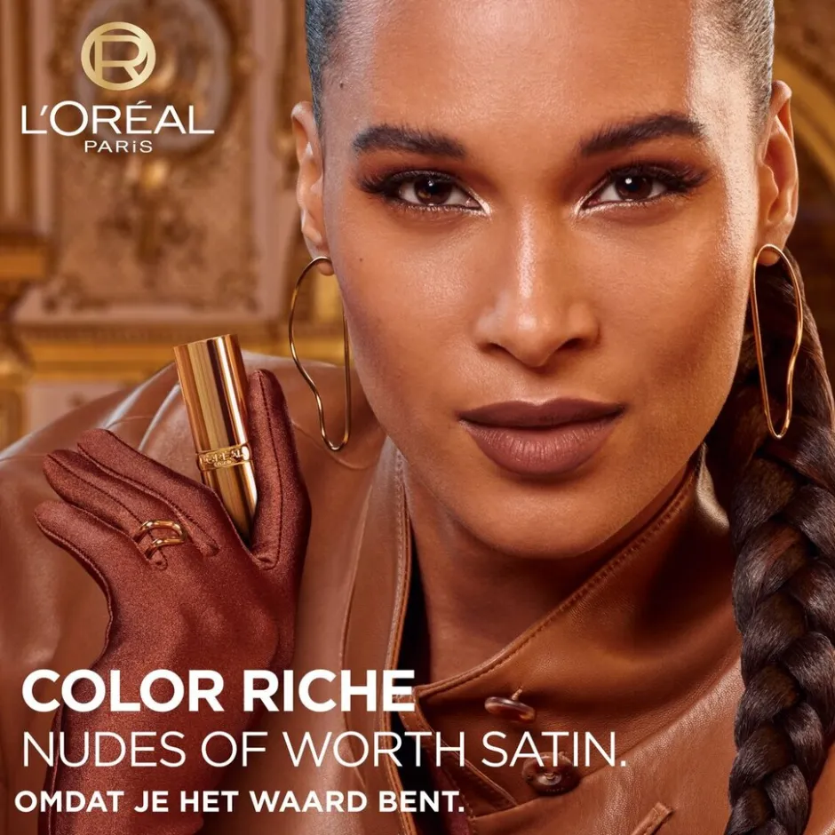 L'Oreal L'Oréal Paris Color Riche 550 Unapologetic Satin Nude Lippenstift< Lipmake-Up