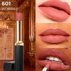 L'Oréal Paris Color Riche 601 Worth It Nude Intense Volume Matte Lippenstift|L'Oreal Hot