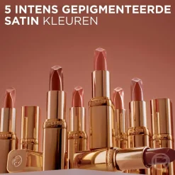 L'Oreal L'Oréal Paris Color Riche 570 Worth It Intense Satin Nude Lippenstift< Lipmake-Up