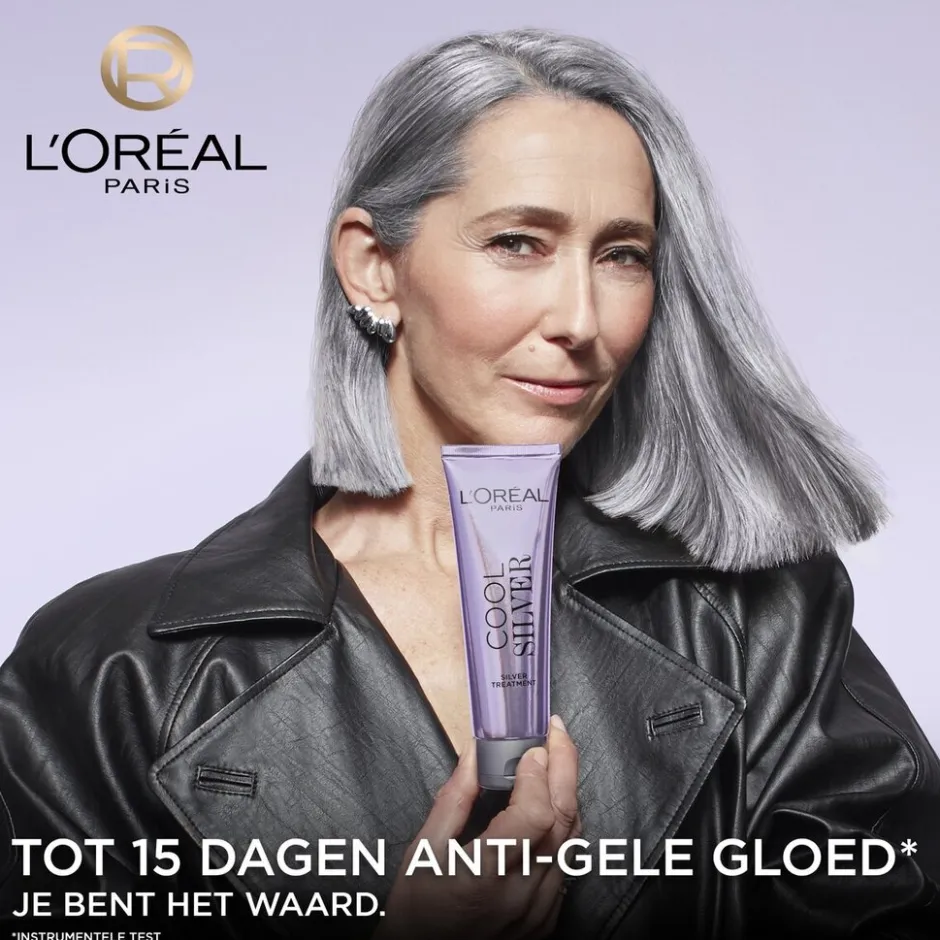 Cool Silver L'Oréal Paris 2 Parelmoer Wit Revitaliserende Zilver Verzorging< Haarverf