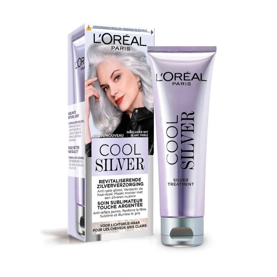 Cool Silver L'Oréal Paris 2 Parelmoer Wit Revitaliserende Zilver Verzorging< Haarverf