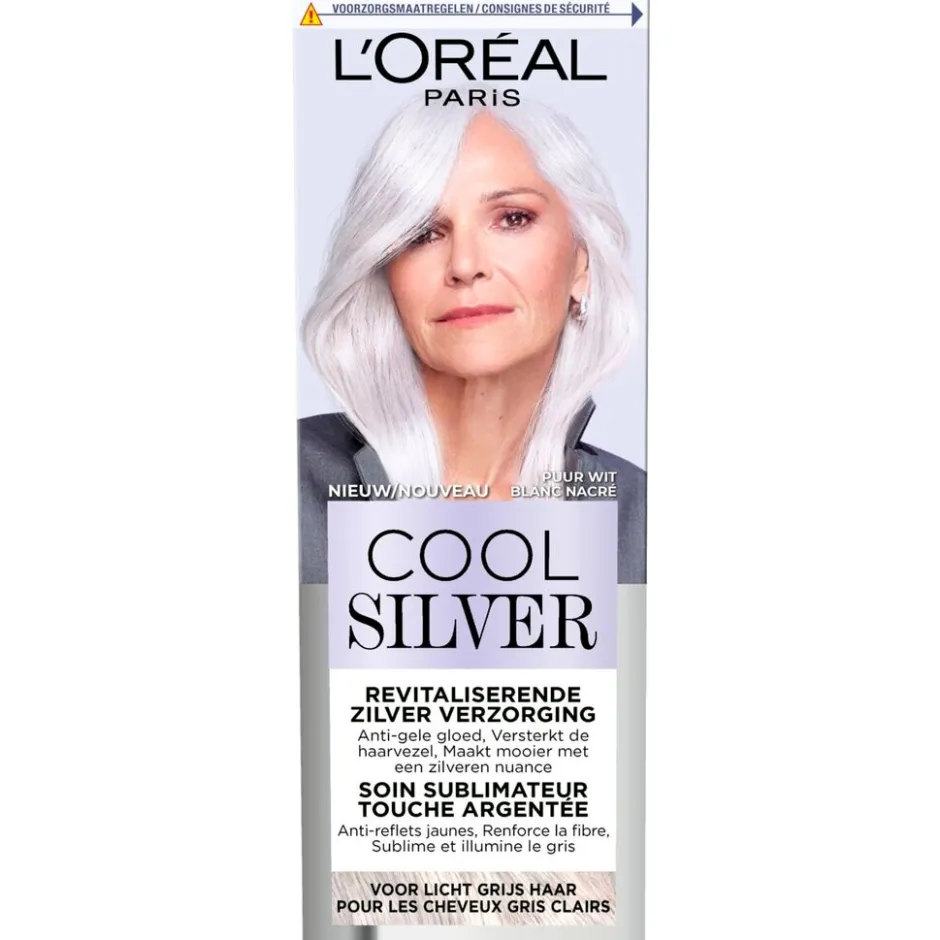 Cool Silver L'Oréal Paris 1 Puur Wit Revitaliserende Zilver Verzorging< Haarverf