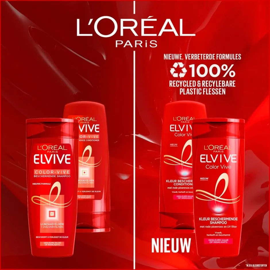 L'Oréal Paris Color Vive Kleurbeschermende Conditioner|Elvive Hot