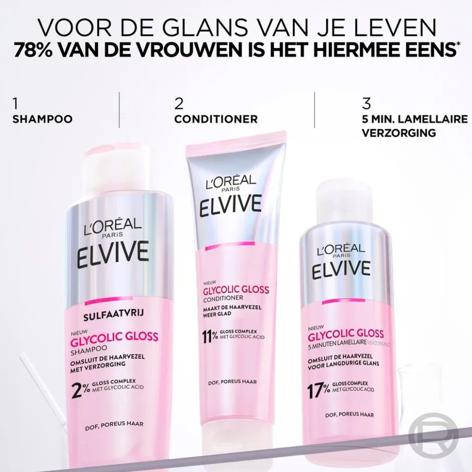 Elvive L'Oréal Paris Glycolic Gloss 5 Minuten Lamellaire Verzorging< Conditioner