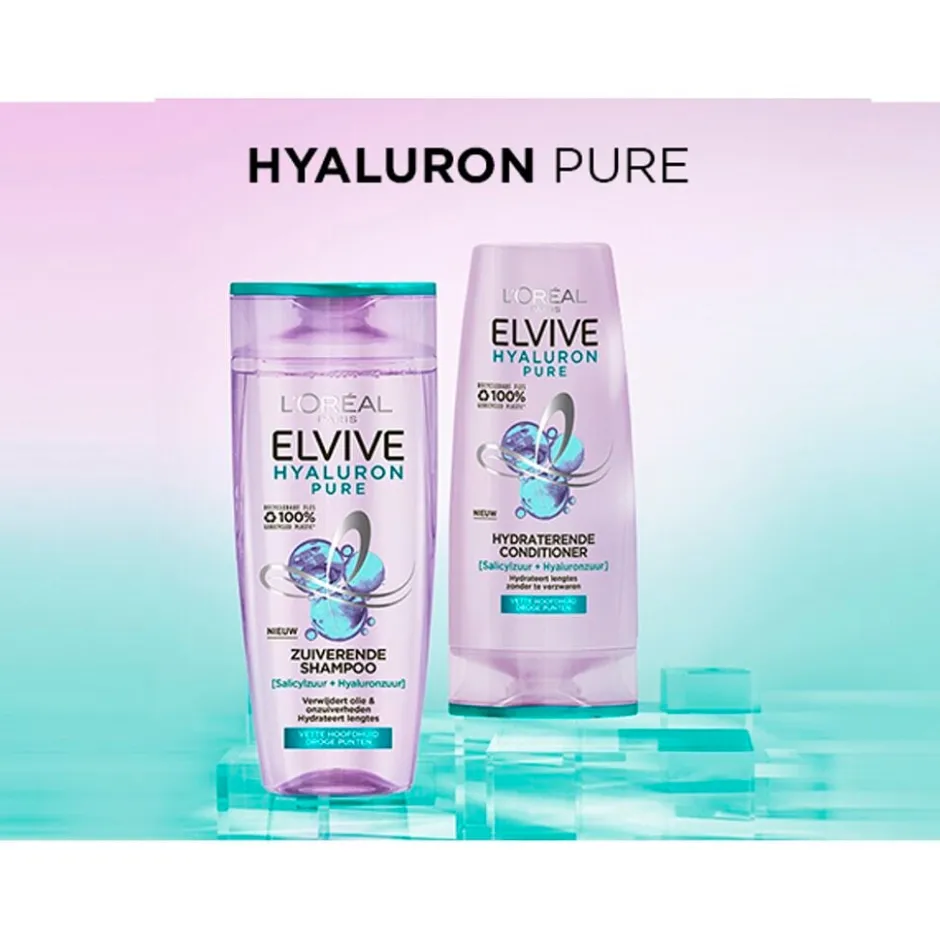 Elvive L'Oréal Paris Hyaluron Pure Zuiverende Shampoo< Shampoo