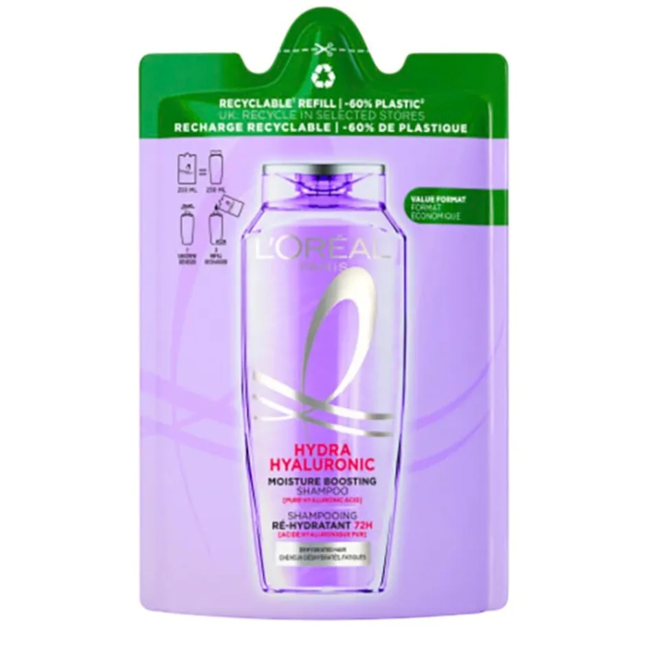Elvive L'Oréal Paris Hydra Hyaluronic Shampoo Refill< Shampoo Navulling|Shampoo