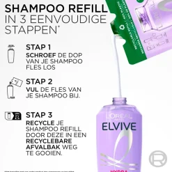 Elvive L'Oréal Paris Hydra Hyaluronic Shampoo Refill< Shampoo Navulling|Shampoo