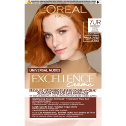 L'Oréal Paris Creme Universal Nudes 7UR Universeel Koper Haarkleuring|Excellence Online