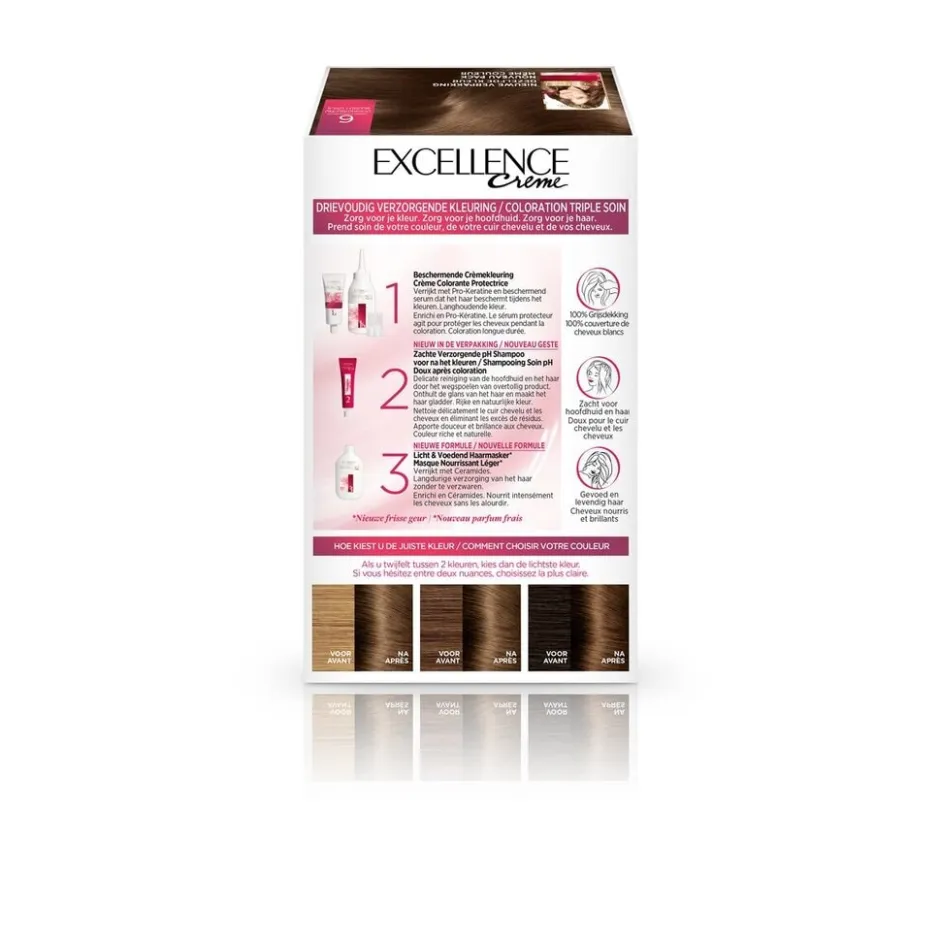 Excellence L'Oréal Paris Crème 6 Donkerblond Permanente Haarverf< Haarverf
