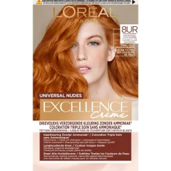 L'Oréal Paris Creme Universal Nudes 8UR Licht Koper Haarkleuring|Excellence