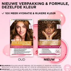Excellence L'Oréal Paris Crème 4.3 Midden Goudbruin Haarkleuring< Haarverf