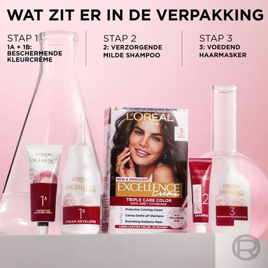 Excellence L'Oréal Paris Crème 9 Zeer Lichtblond Permanente Haarverf< Haarverf