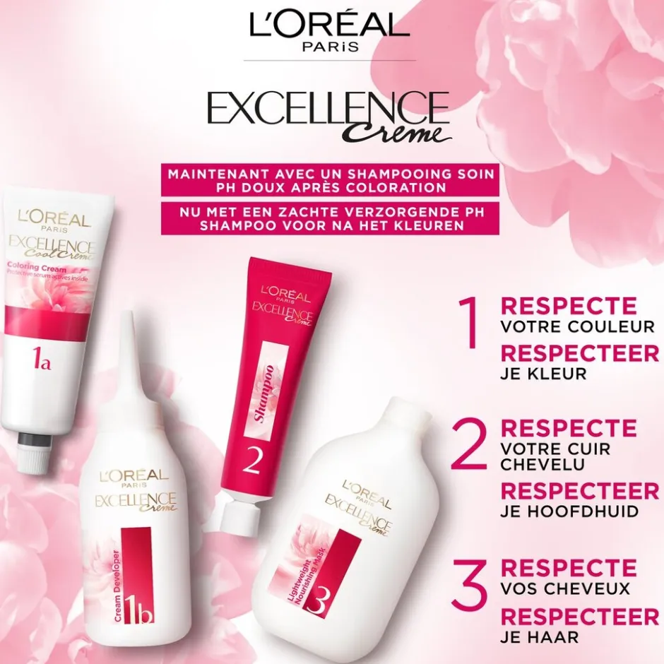 Excellence L'Oréal Paris Pure Blonde 01 Ultra Licht Natuurlijk Blond Permanente Haarverf< Haarverf