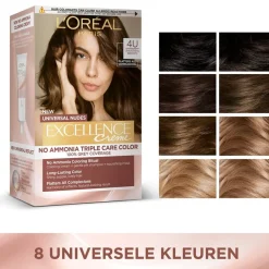 Excellence L'Oréal Paris Universal 6U Nudes Donkerblond Permanente Haarverf< Haarverf