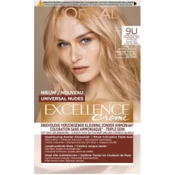 Excellence L'Oréal Paris Universal 9U Nudes Zeer Lichtblond Permanente Haarverf< Haarverf