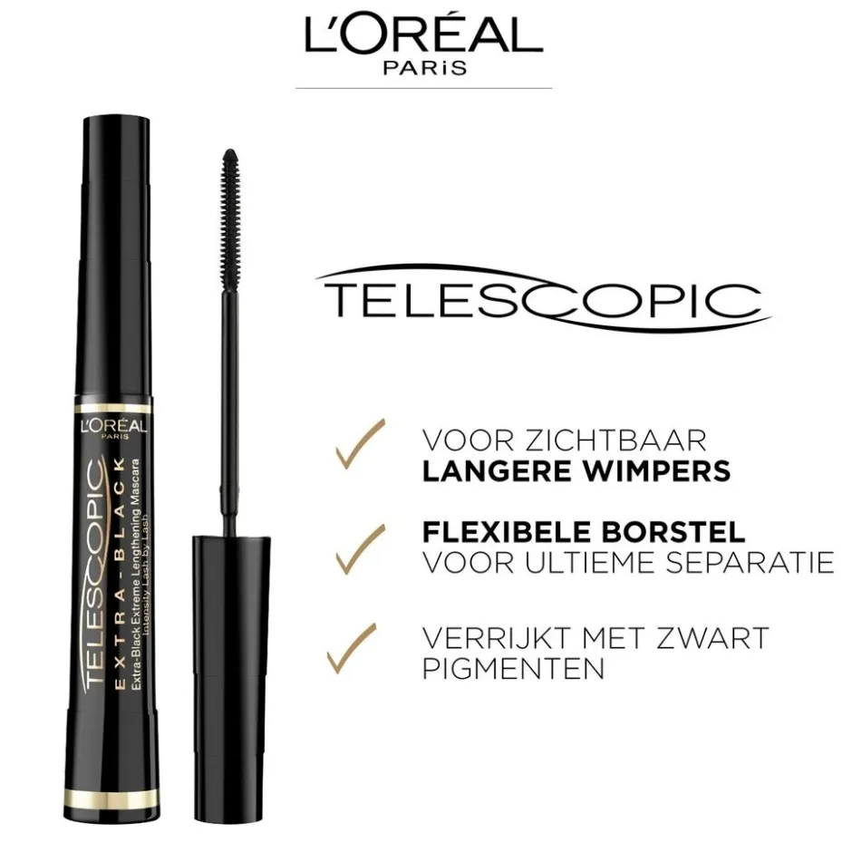 L'Oreal L'Oréal Paris False Lash Telescopic Carbon Black Mascara< Mascara