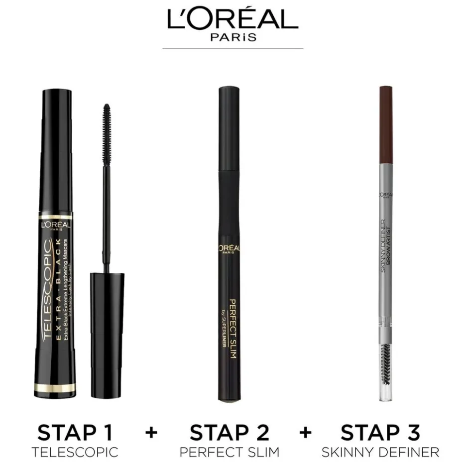 L'Oreal L'Oréal Paris False Lash Telescopic Carbon Black Mascara< Mascara