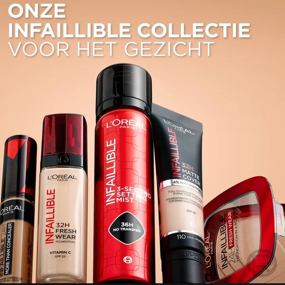 L'Oréal Paris Infaillible 132 32H Fresh Wear Foundation|L'Oreal Clearance