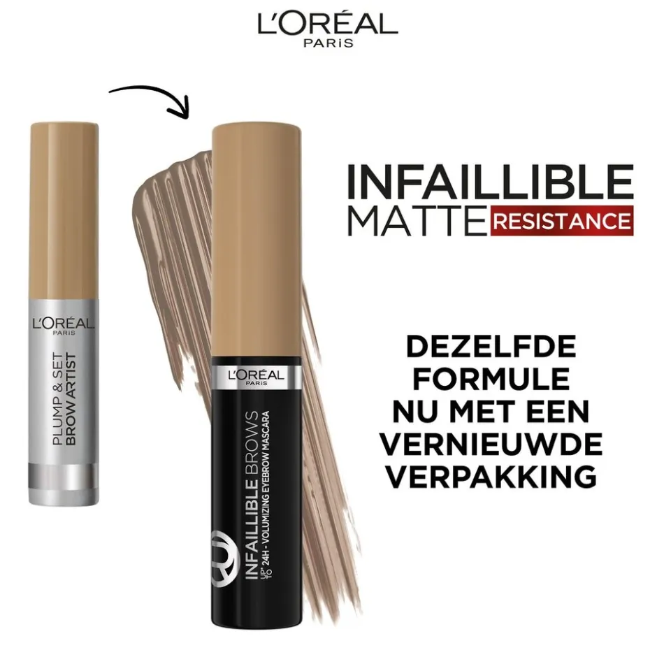 L'Oréal Paris Infaillible Brows 24H 108 Dark Brunette Waterproof Wenkbrauwmascara|L'Oreal Hot