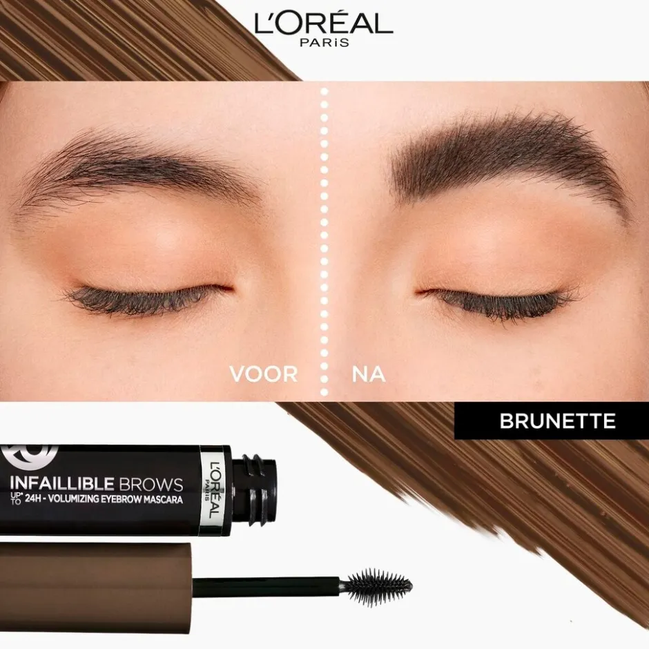 L'Oréal Paris Infaillible Brows 24H 108 Dark Brunette Waterproof Wenkbrauwmascara|L'Oreal Hot