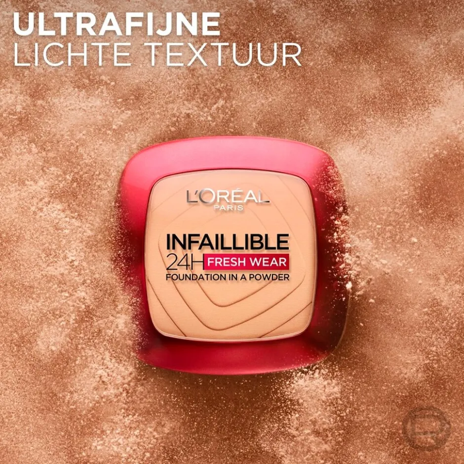 L'Oreal L'Oréal Paris Infaillible 24H Fresh Wear 120 Vanille Foundation in a Powder< Gezichtspoeder|Foundation