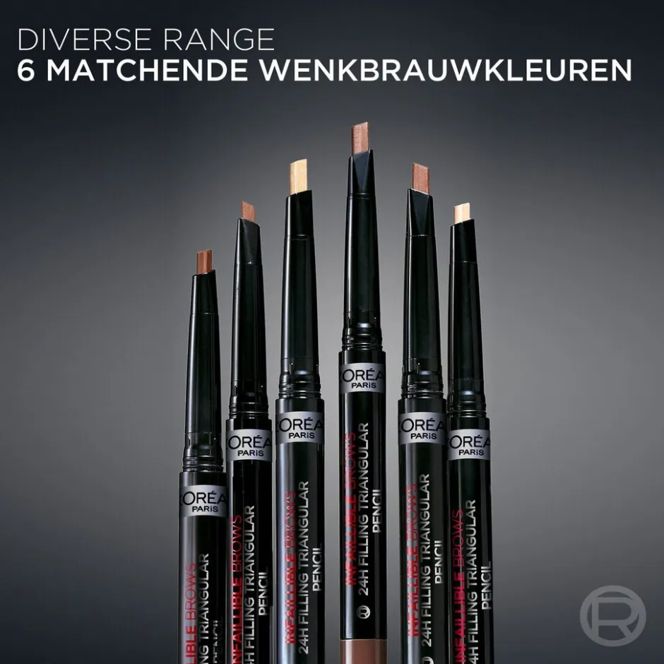 L'Oreal L'Oréal Paris Infaillible 24H Brow 6.0 Dark Blonde Filling Triangular Pencil< Wenkbrauw Make-Up
