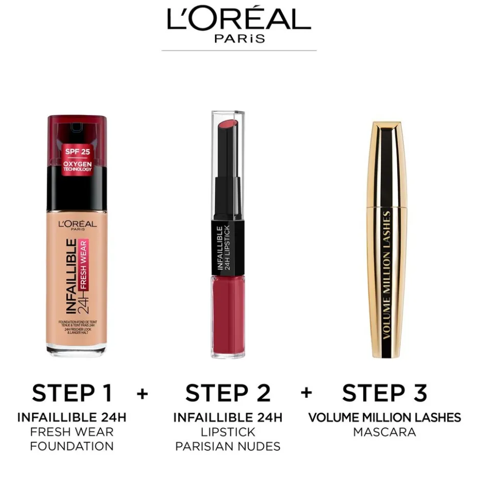 L'Oreal L'Oréal Paris Infaillible 24H 804 Metroproof Rose Lipstick< Lipmake-Up