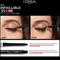 L'Oreal L'Oréal Paris Infaillible 36H Grip Gel Automatic Blue Jersey Eyeliner< Eyeliner