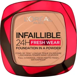 L'Oréal Paris Infaillible 24H Fresh Wear 220 Sand Foundation in a Powder|L'Oreal Discount