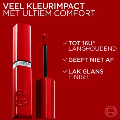 L'Oréal Paris Infaillible Laque Resistance 420 Le Rouge Paris Lippenstift|L'Oreal Clearance