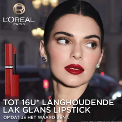 L'Oréal Paris Infaillible Laque Resistance 420 Le Rouge Paris Lippenstift|L'Oreal Clearance