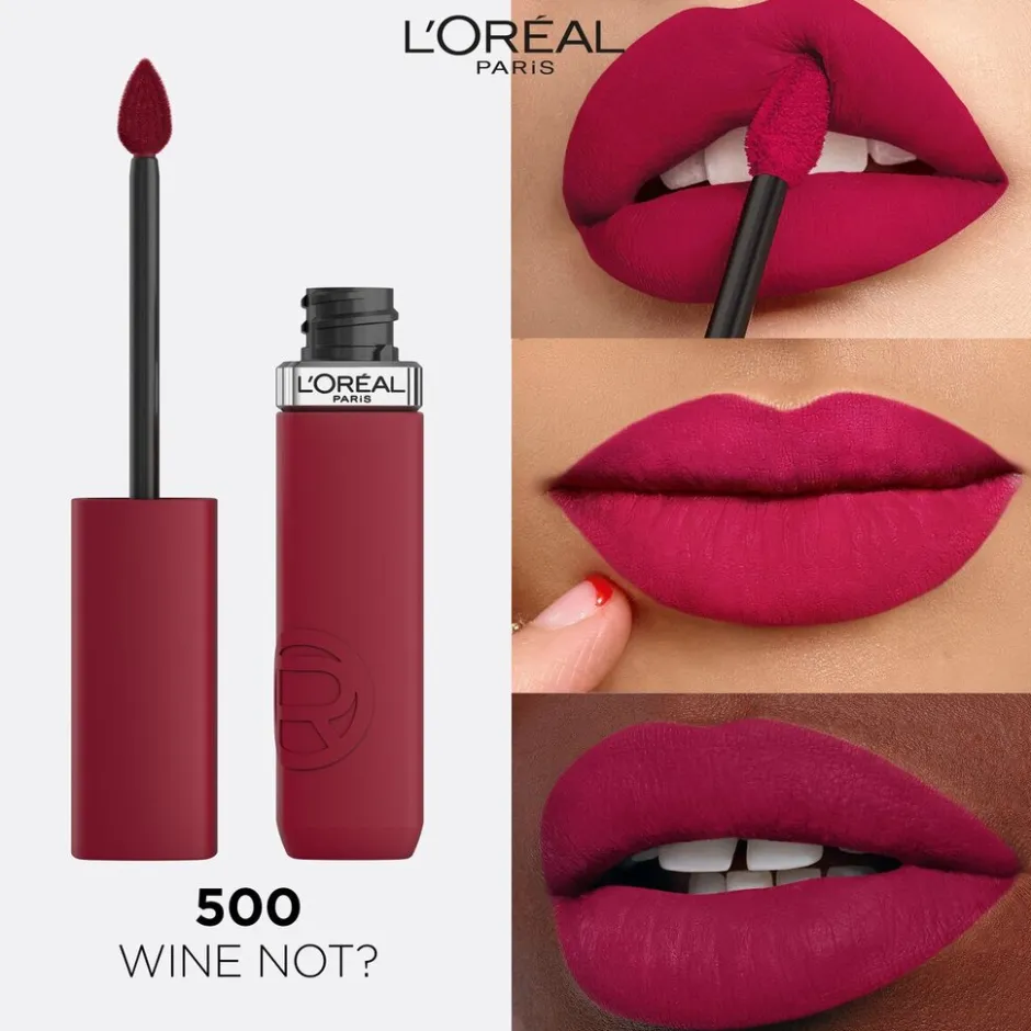 L'Oréal Paris Infaillible Matte Resistance 500 Wine Not? Lipstick|L'Oreal Hot