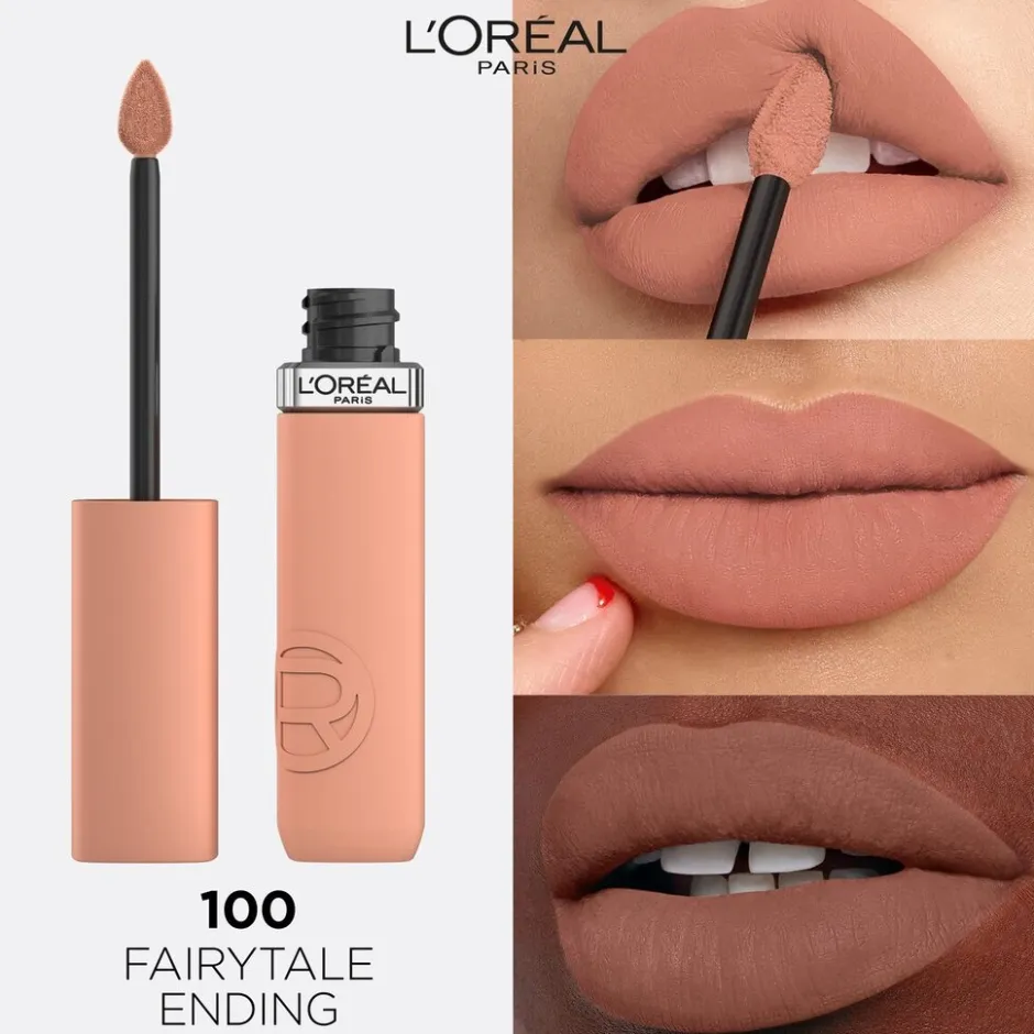 L'Oréal Paris Infaillible Matte Resistance 100 Fairytale Ending Lipstick|L'Oreal Hot