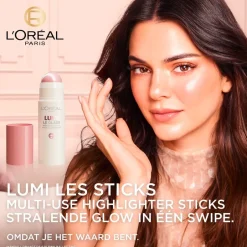 L'Oréal Paris Lumi Le Glow 635 Golden Couture Highlighter Stick|L'Oreal New
