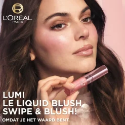 L'Oreal L'Oréal Paris Lumi Le Liquid 630 Glowy True Rose Blush< Blush