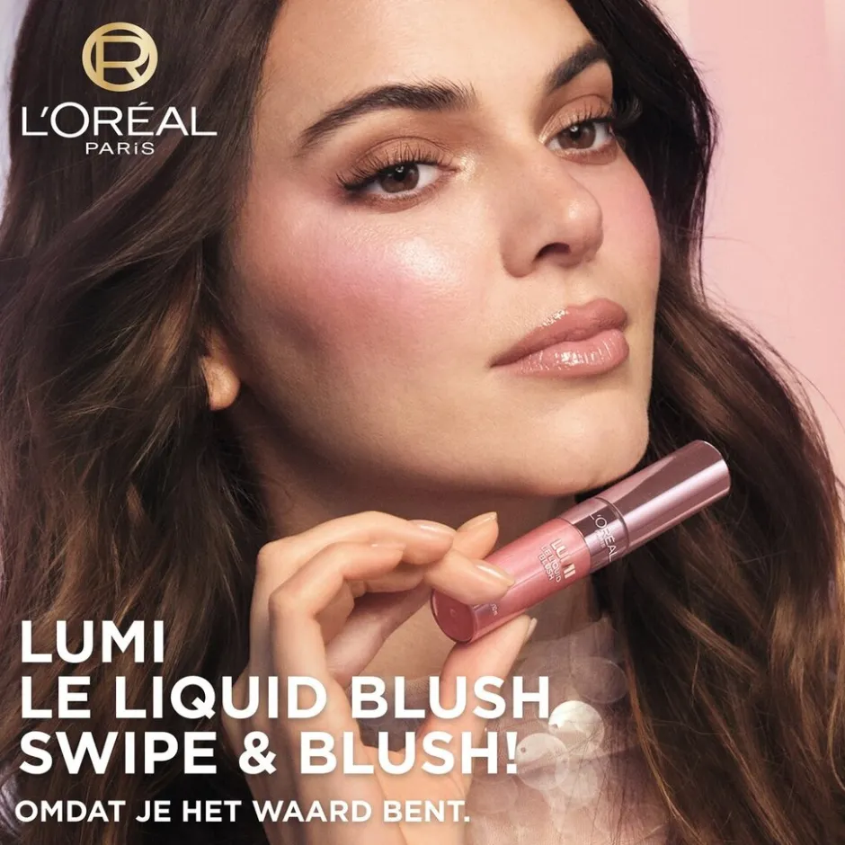 L'Oreal L'Oréal Paris Lumi Le Liquid 630 Glowy True Rose Blush< Blush