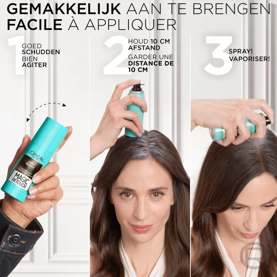 Magic Retouch L'Oréal Paris Middenblond Camouflerende Uitgroeispray< Haarverf