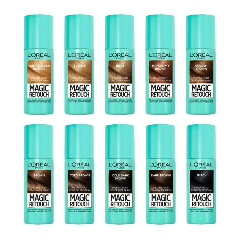 Magic Retouch L'Oréal Paris Middenblond Camouflerende Uitgroeispray< Haarverf