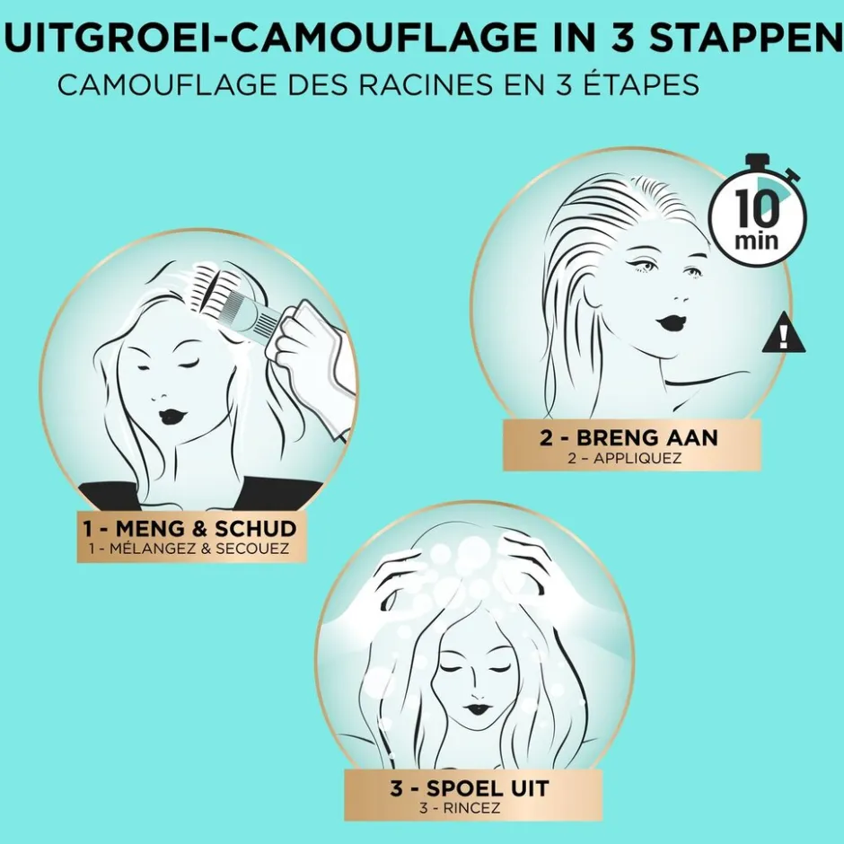 L'Oréal Paris 6 Donkerblond Permanente Haarkleuring|Magic Retouch New